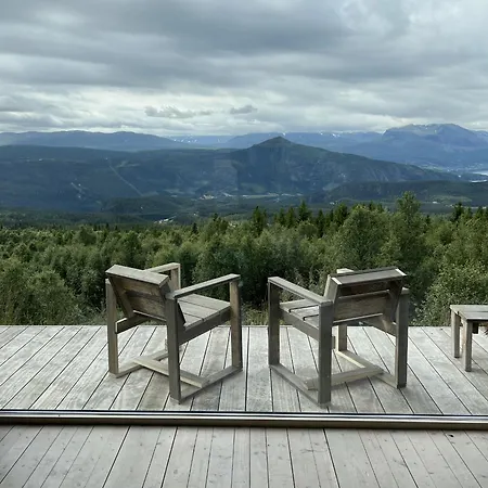 Designer With Mountain Views In Valdres بيت للعطل