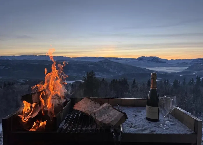 Designer With Mountain Views In Valdres بيت للعطل *
