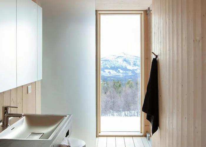Designer With Mountain Views In Valdres بيت للعطل *