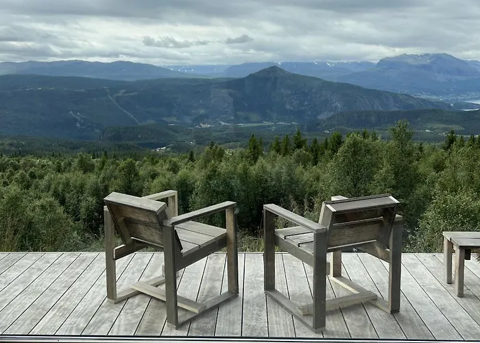 Designer With Mountain Views In Valdres بيت للعطل